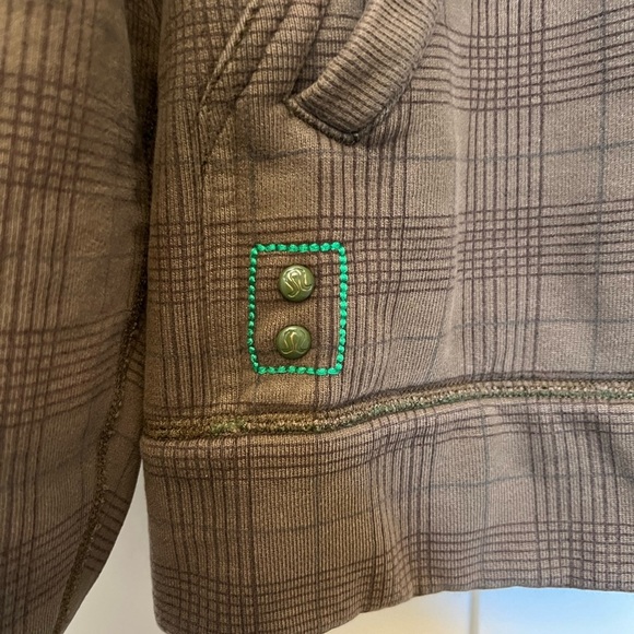 Rare vintage Lululemon plaid zip-up hoodie - Picture 15 of 16